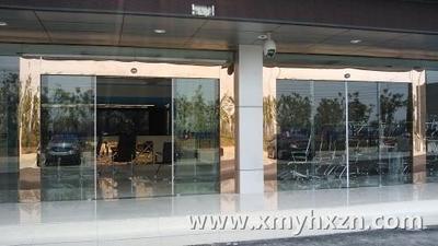 钛金亮面不锈钢自动门