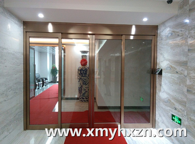 钛金不锈钢有框自动门